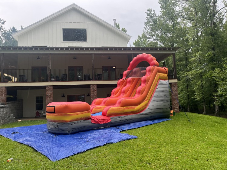 15' Fire Marble Slide